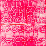 „Glatt verdrängt“,  Lack auf Leinwand, 50 x 60 cm, 2020