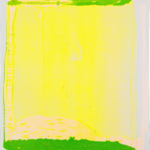 „glatt verdrängt“,  Acryllacke auf Leinwand, 50 x 60 cm